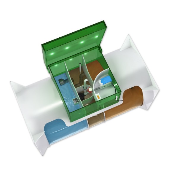 Септик Горизонтальная станция Аквалос 4